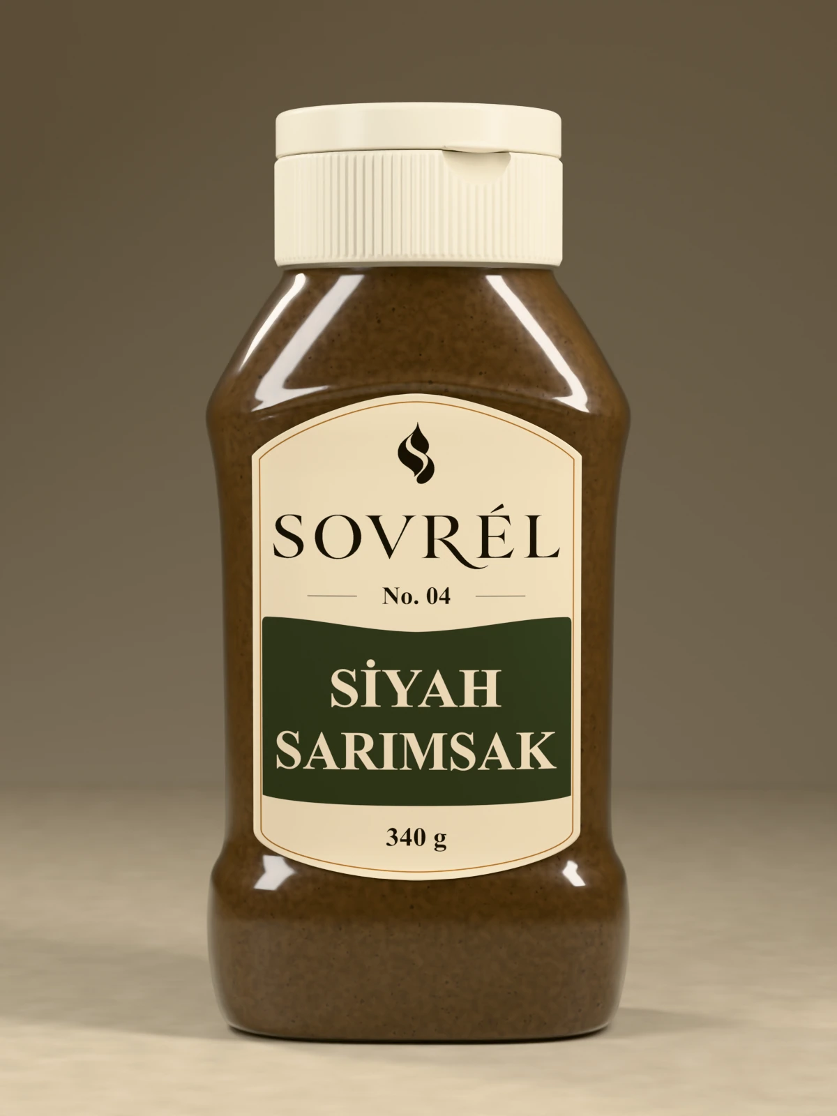 SOVRÉL Siyah Sarımsak 340 g sofra şişesi