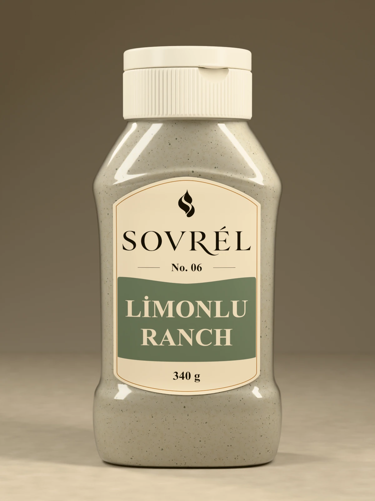 SOVRÉL Limonlu Ranch 340 g sofra şişesi