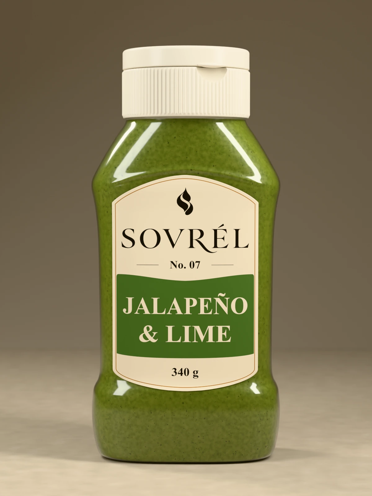 SOVRÉL Jalapeño & Lime 340 g sofra şişesi