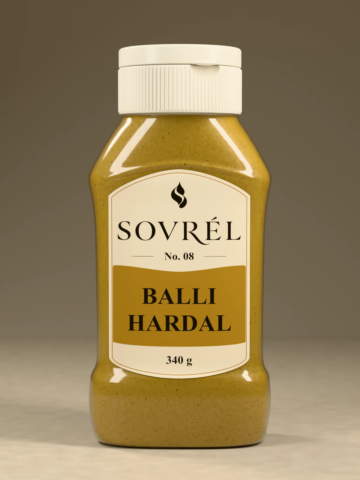 SOVRÉL Ballı Hardal 340 g sofra şişesi