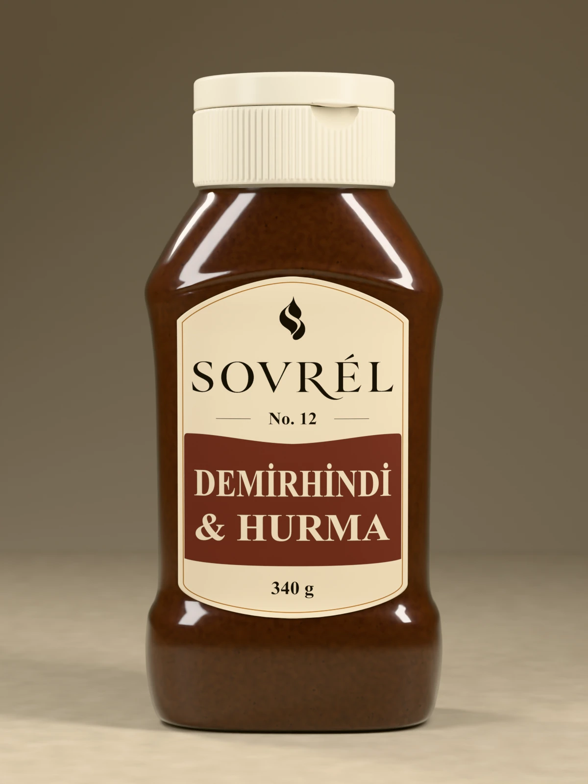 SOVRÉL Demirhindi & Hurma 340 g sofra şişesi